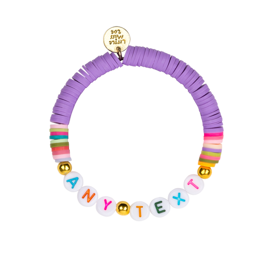 Customizable Assorted Vinyl Bracelet