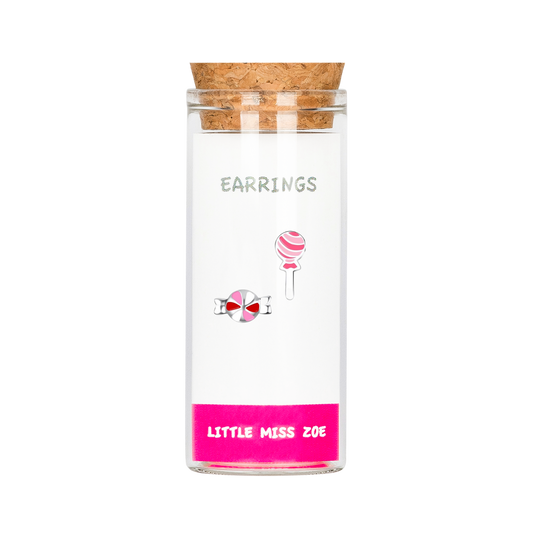 Candy Stud Earrings in a Bottle - Set of 3