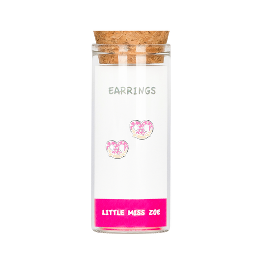 Pretzel Stud Earrings in a Bottle - Set of 3