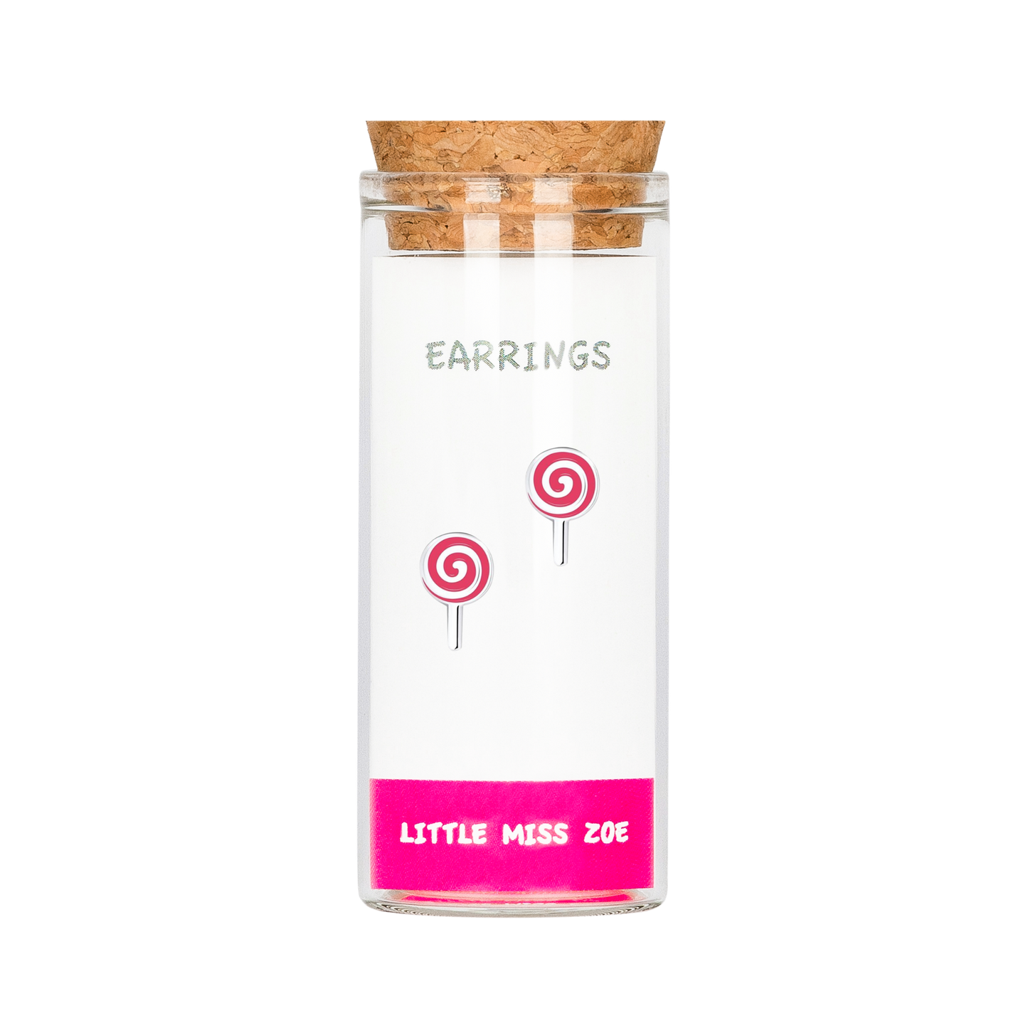 Lollipop Stud Earrings in a Bottle - Set of 3