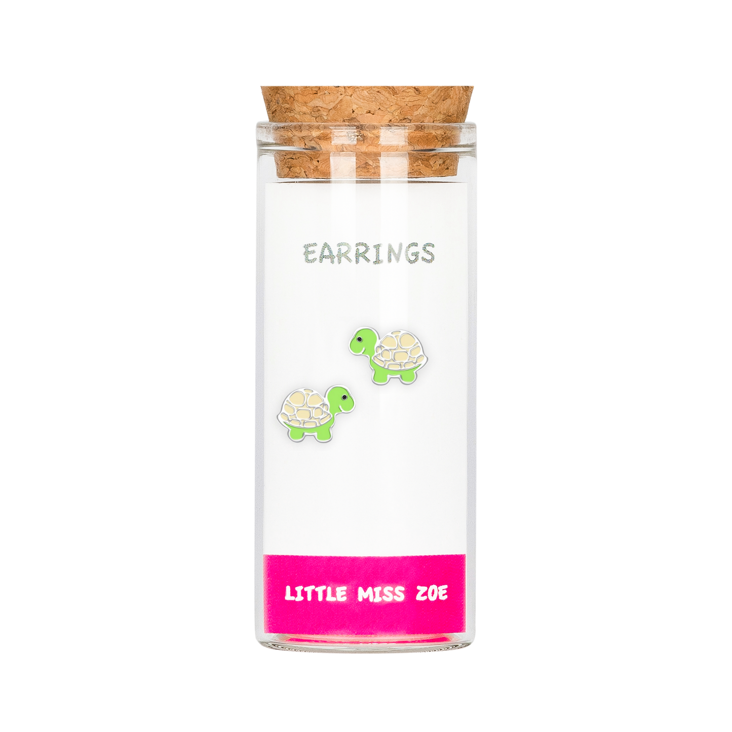 Turtle Stud Earrings in a Bottle - Set of 3