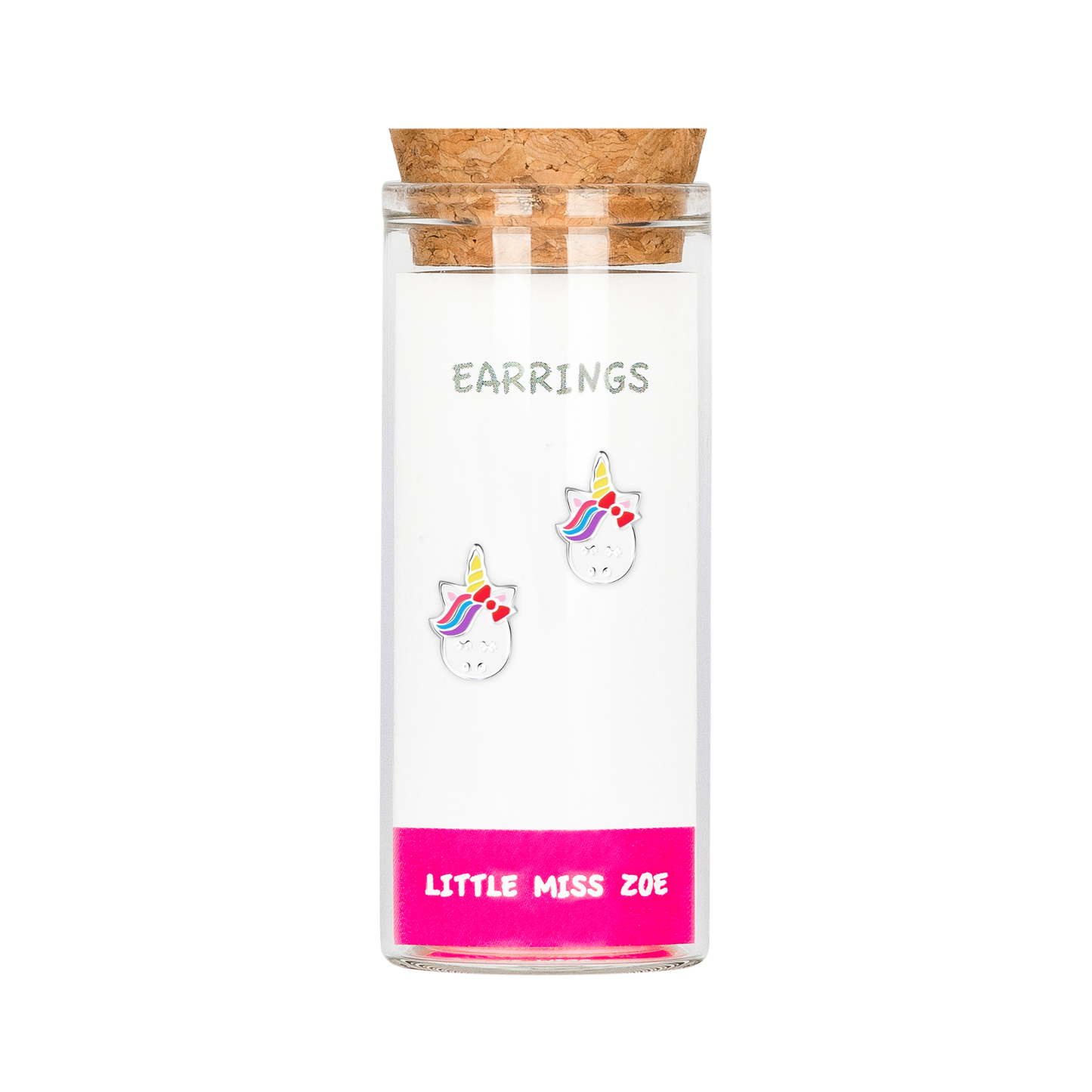 Unicorn Stud Earrings in a Bottle - Set of 3