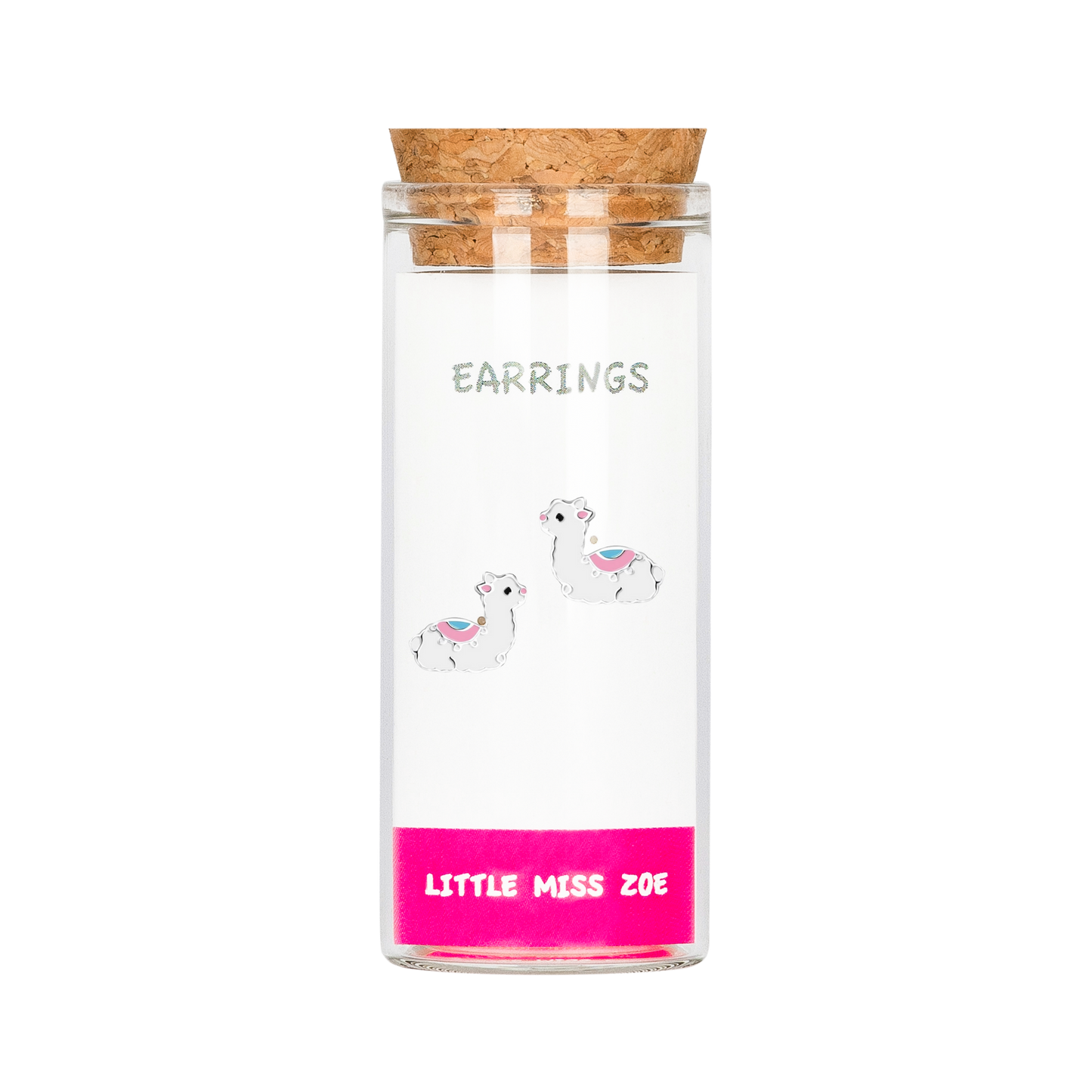 llama Stud Earrings in a Bottle - Set of 3